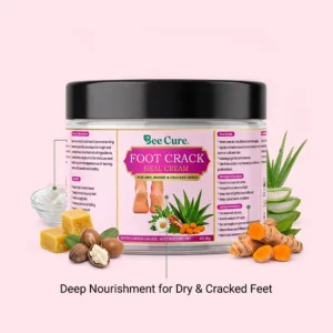 Beecure's Herbal Foot Crack Heal Cream